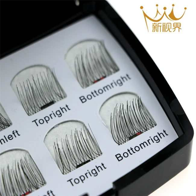 Magnetic Eyelashes Reusable False Magnetic Eyelashes for Natural Look (1 Pair 4 Pieces), No Glue Required Faux Mink Lashes