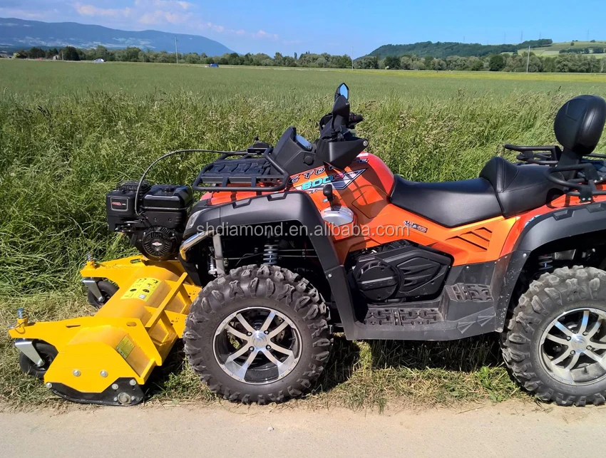 14hp BS engine UTV front-mounted flail mower/120cm work width quadbike mulcher/13HP meadows cut mower/15hp utv hammer lawn mower