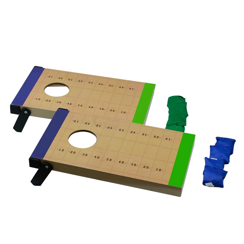 Портативный 2 в 1 Cornhole игра корнхоул и крестики-нолики игровой набор для детей