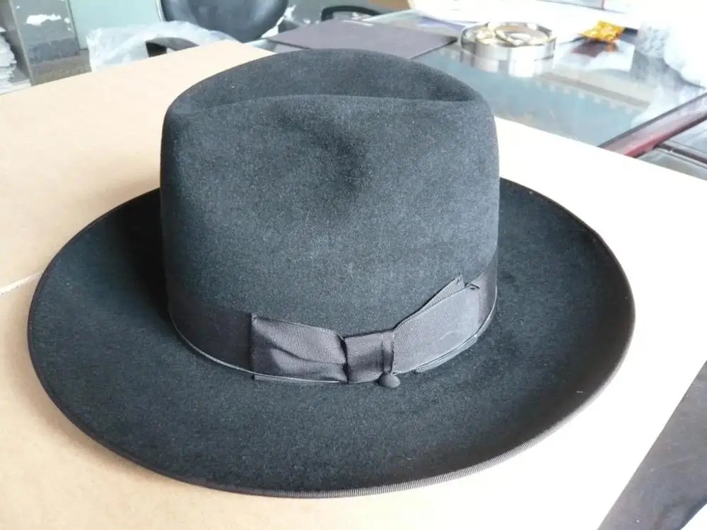 Высококачественная мужская фетровая шляпа borsalino из кроличьего меха