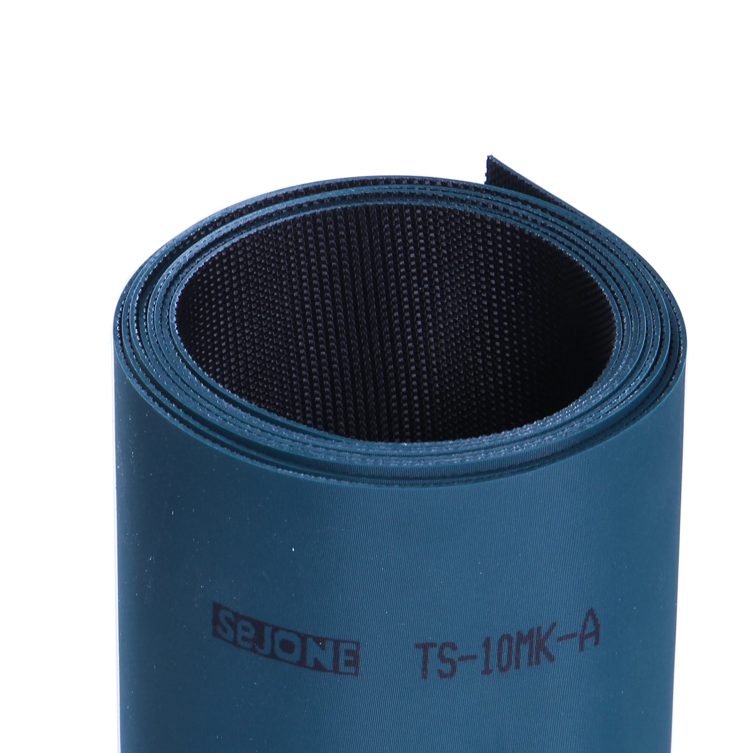 1.0mm blackish green and black flexible transmission machine belt