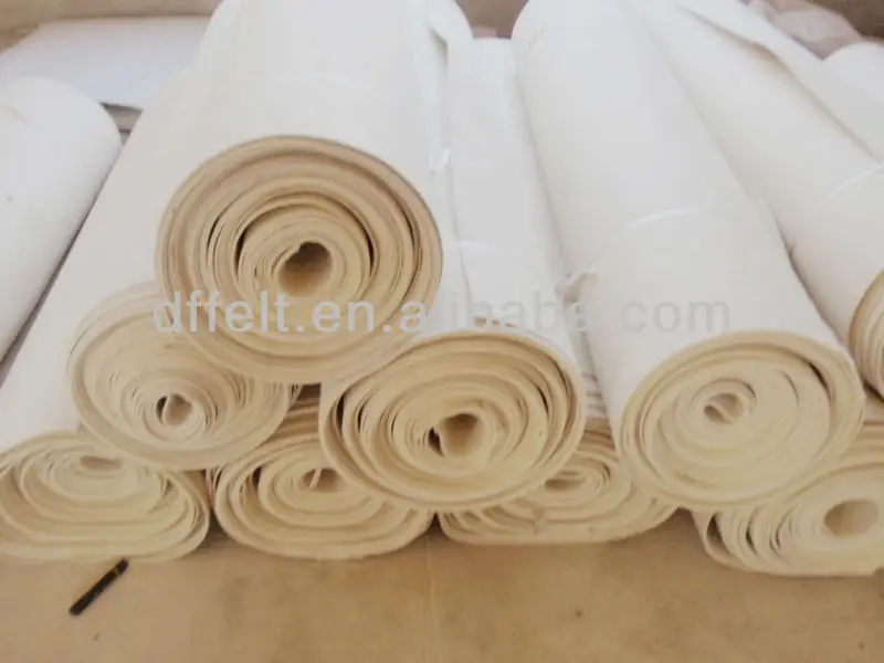 Белый шерстяной войлок/прорезь/Промышленный