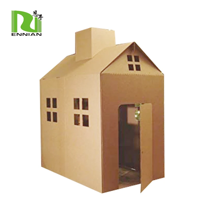Children Intelligence Toys Recycled Cardboard Play House
