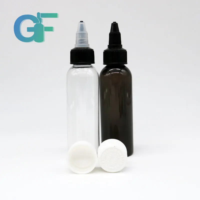 
Manufacturers 8 oz Round Cylinder Empty PET Plastic Glue Bottle For Skin And Hair Lotion With Screw-On Lids 