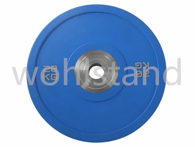 PU bumper barbell weight plate