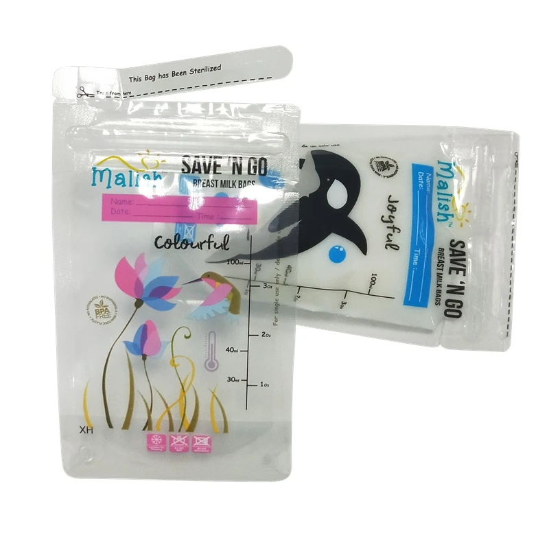 Breastmilk storage bags custom