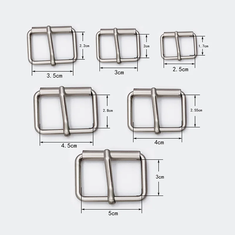 Custom roller decorative metal buckle metal pin belt buckle