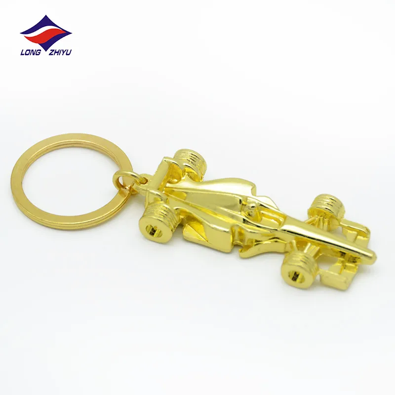 Longzhiyu 14 Years Maker Car Logo Keychain Custom Brand Metal Keyring 3D Full Metal Key Chain Souvenir Crafts Factory Wholesale