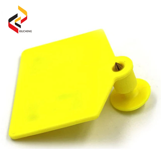 860 960 MHz UHF long range distance rfid bar code animal plastic cattle cow eartag ear tag for cattle cow