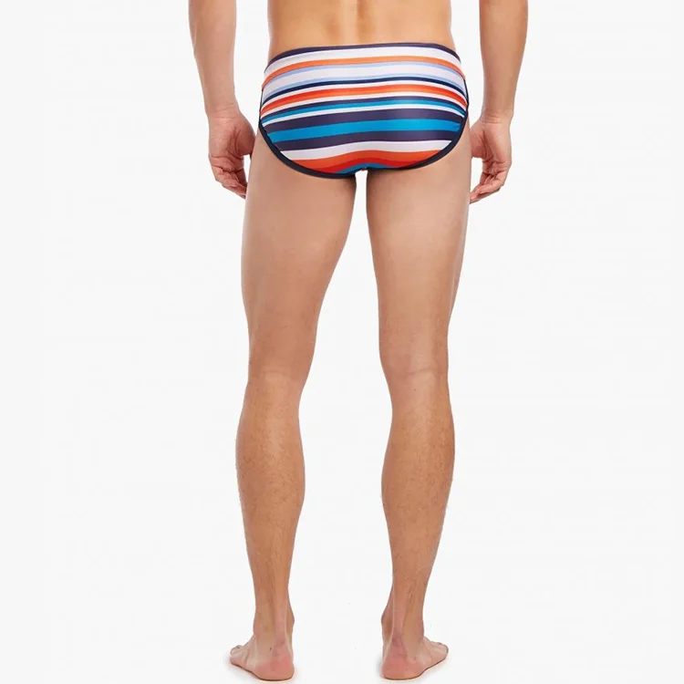 OEM Sublimated Printed Factory Direct Sale Sexy Mens Swim Bikini Swimwear