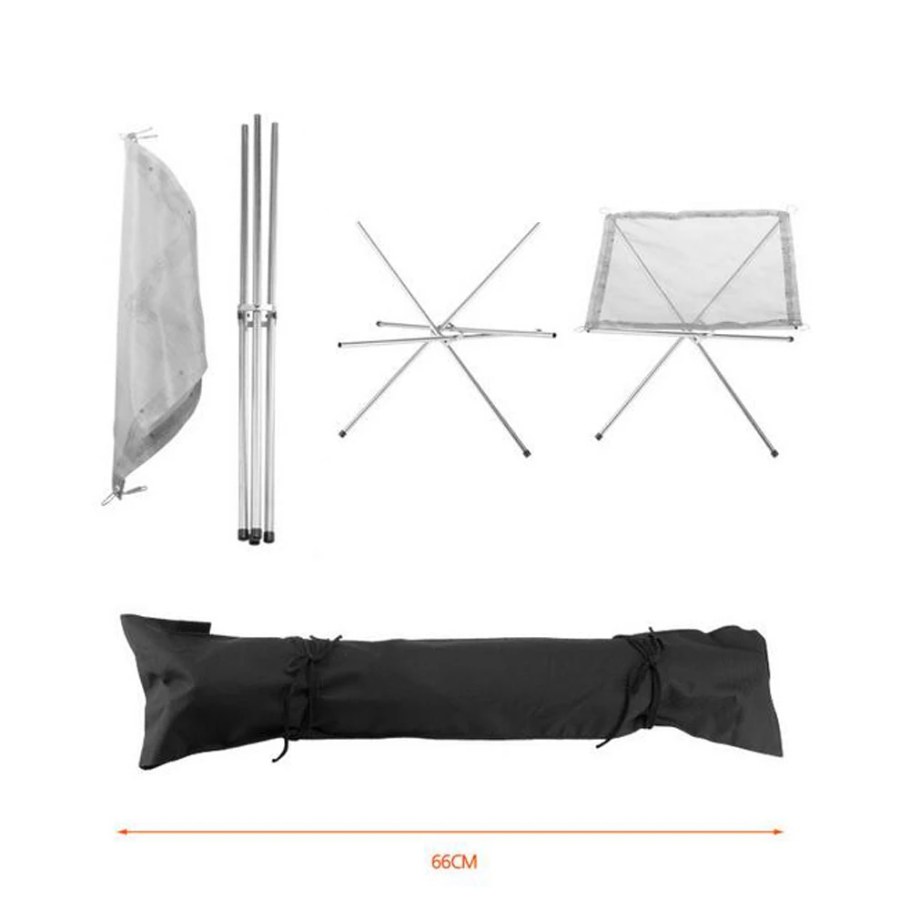 Stainless steel portable grill 304 Cooking mesh folding durable, suitable for outdoor barbecue, camping