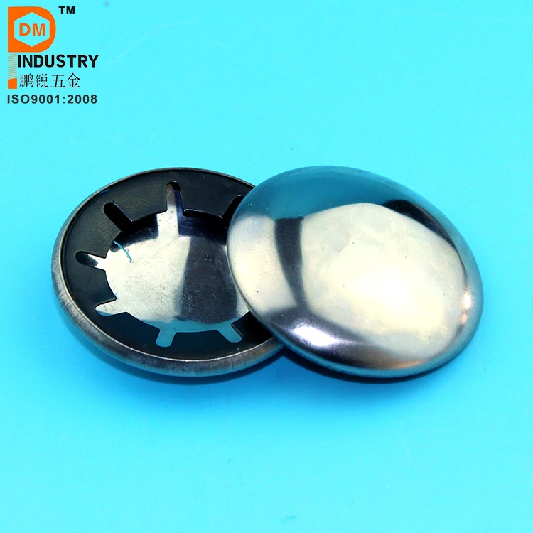 Best Quality D type capped push-on starlock washer with curl edges