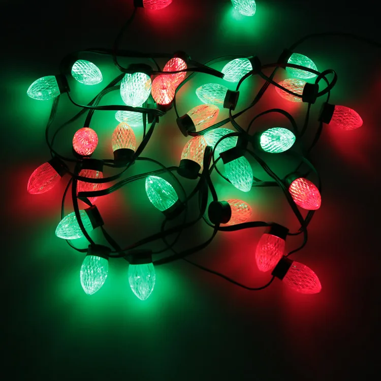 IP67 Outdoor Digital Addressable Programmable D24 RGB Bulb WS2811 WS2801 Pixel Led Christmas Lights