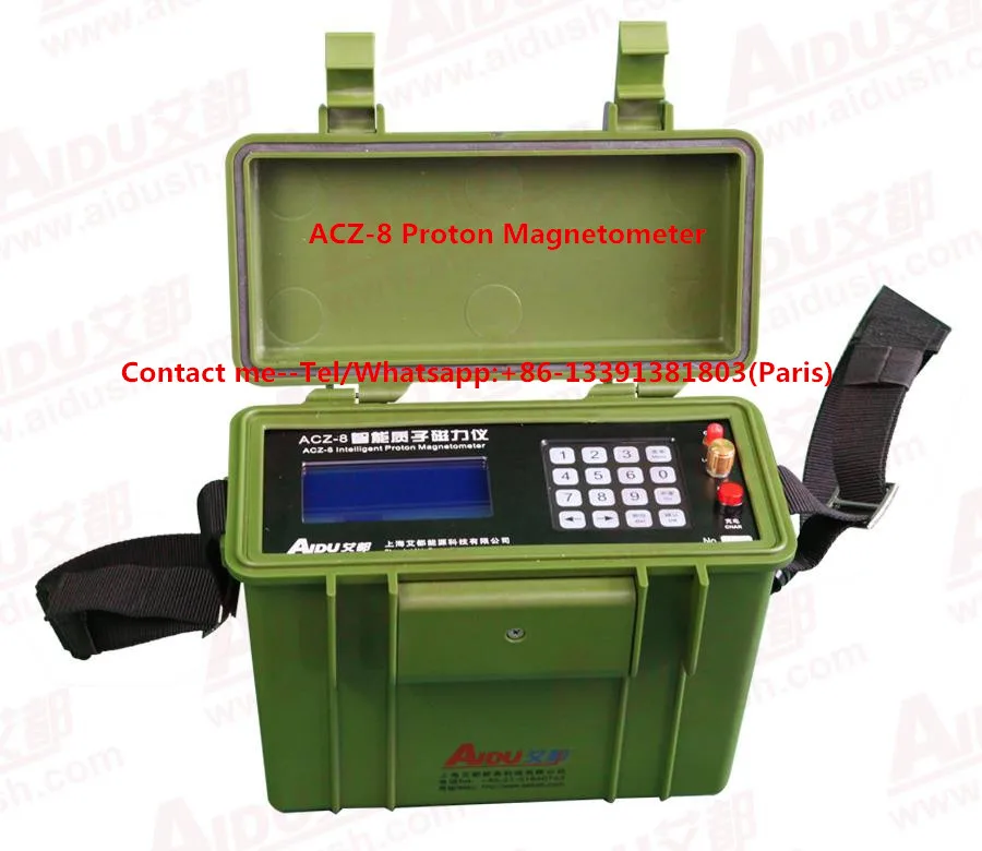 CE  Best quality high precision ACZ-8 proton magnetometer/ gold metal detector