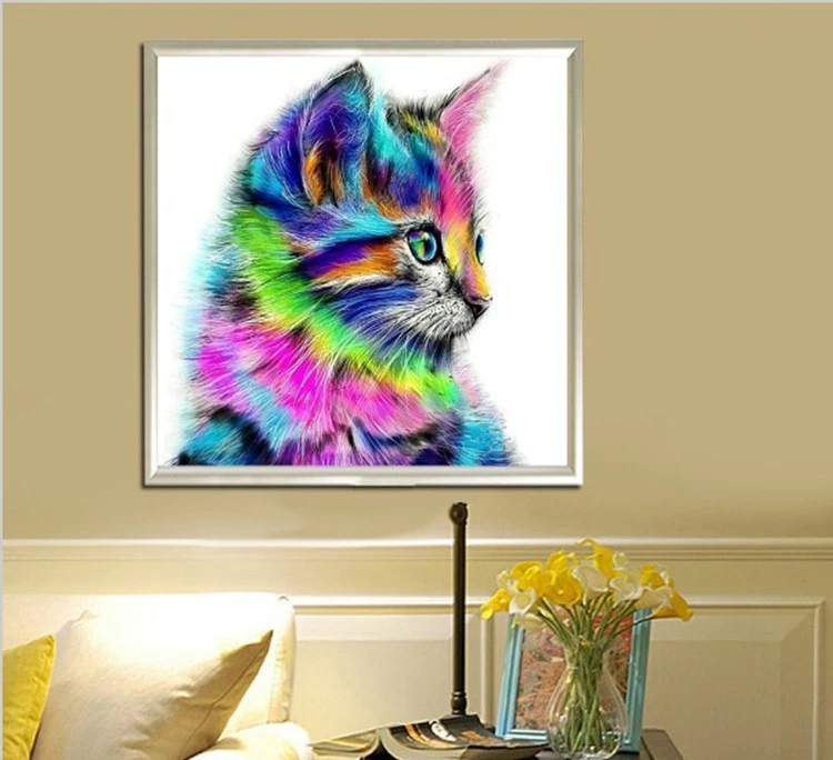 
Dropshipping Factory Direct Diamond Painting Cat aliexpress Amazon Hot-selling Cross-border E-commerce Hot-selling Explosion 