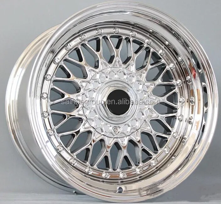 good quality rims 15 inch 8.0 vacuum chrome alloy wheel for car