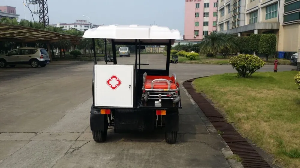 Guangzhou factory sell low price electric ambulance vehicle