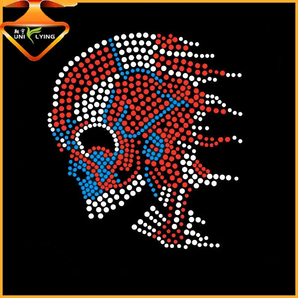 beautiful Create Iron On transfer skull Rhinestone Design