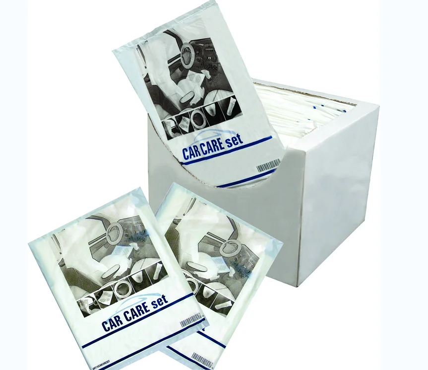 5-in-1 Disposable Car Interior Protection Kit Display Box of 50