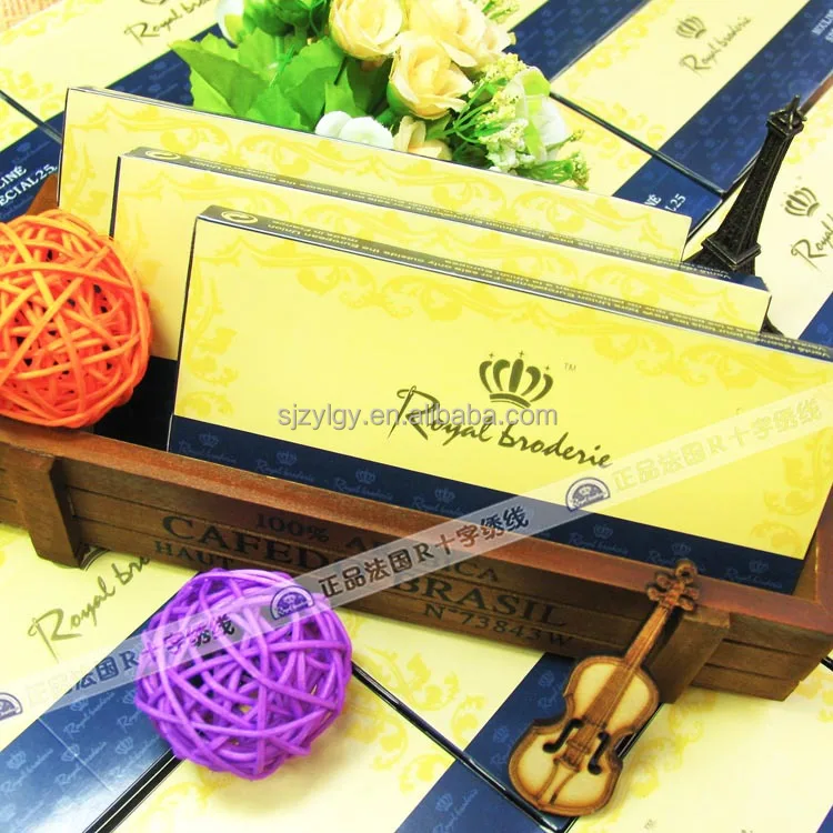 Top Grade 100% Cotton Thread Floss For Cross Stitch 12 strands/box