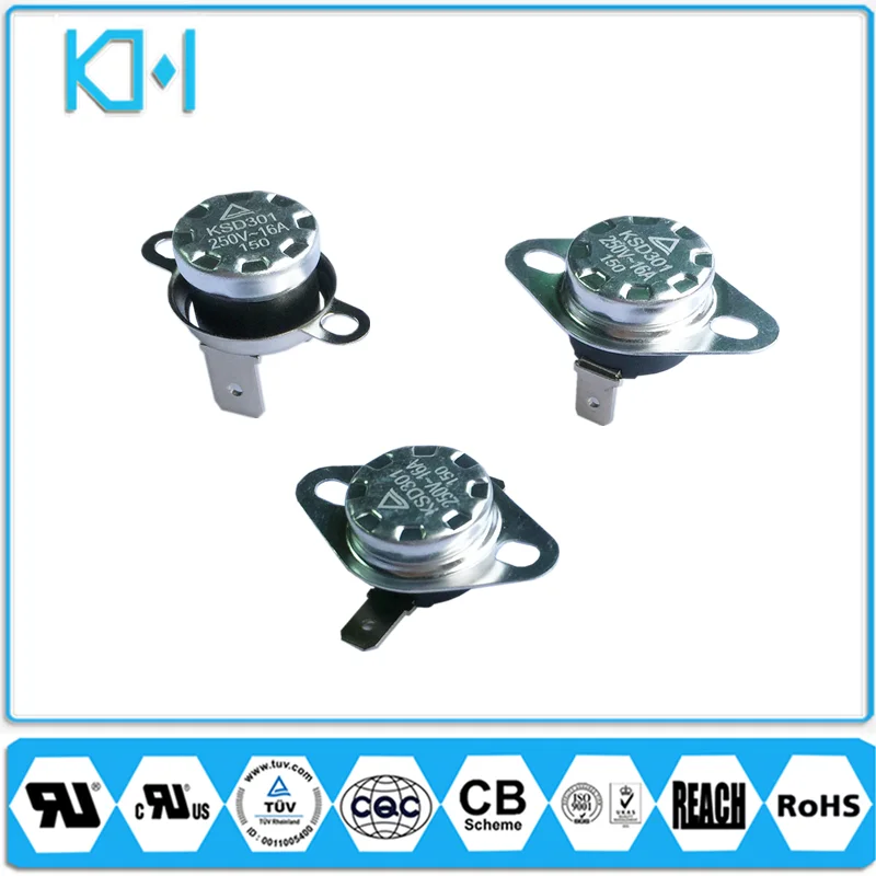 термальные предохранители биметаллические переключатель температуры терморезистор