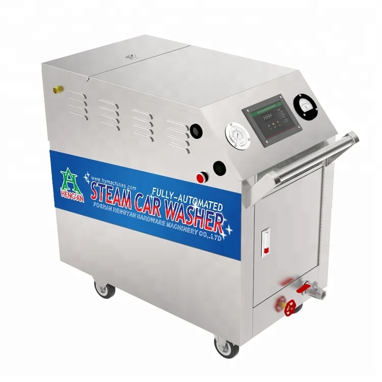 Steam Car Wash Machine HF1090 12KW Electric 2 Gun High Pressure Steam Carwash Vehicle Cleaner Car Washer