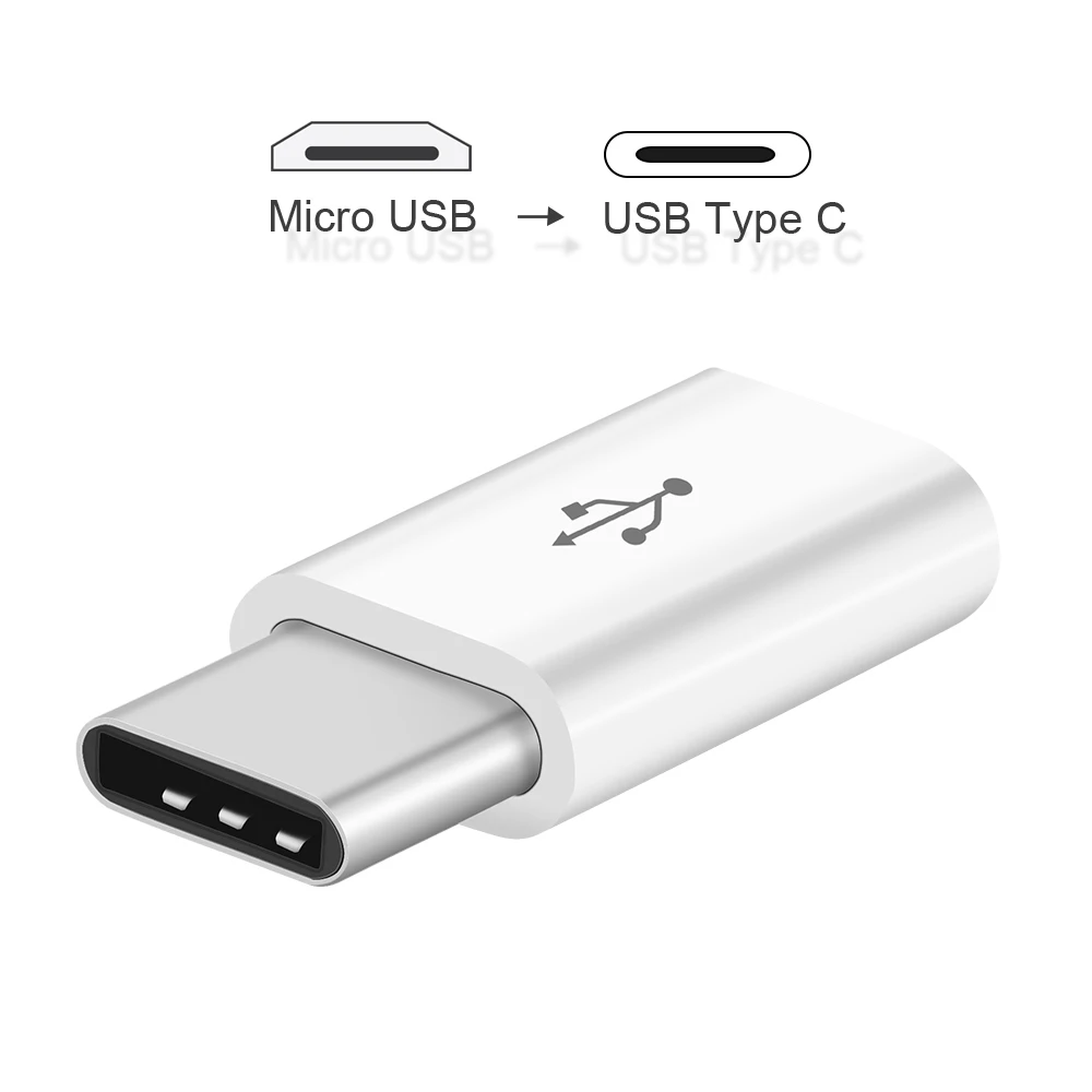 Type C Male to Micro USB Female Adapter USB-C converter Support OTG for Type-C Devices
