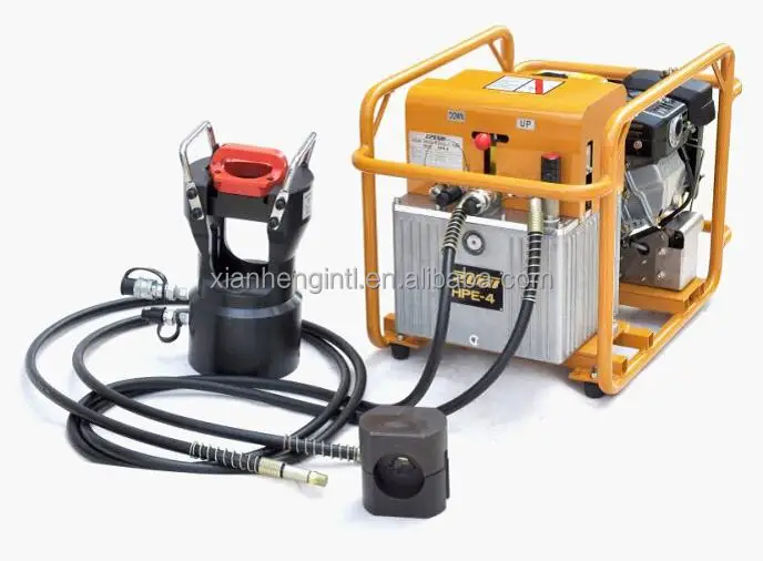 Double Acting 100T hydraulic ACSR crimping head tool cable lug crimping tool with Factory China overhead line cable lugs