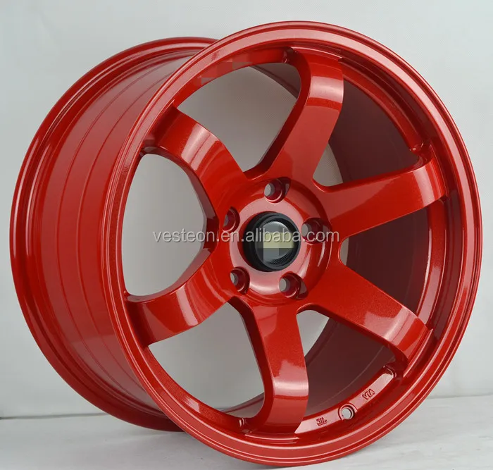 14' 15' 17' 18' white/black/red/blue alloy wheel rims for cars