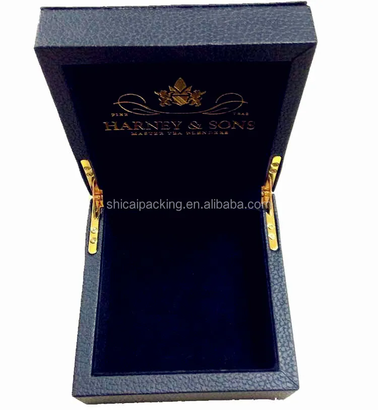 Китайский поставщик ручная работа искусственная кожа роскошная чайная подарочная коробка
