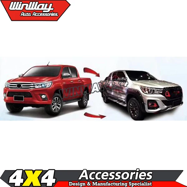 Боди-комплекты для Hilux Revo Rocco 2018, обновленная модель Rocco T-R-D