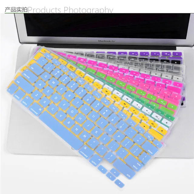 
High quality super cheap colorful laptop keyboard silicone skin cover 