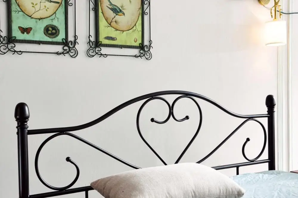 
foshan cheap double metal bed 