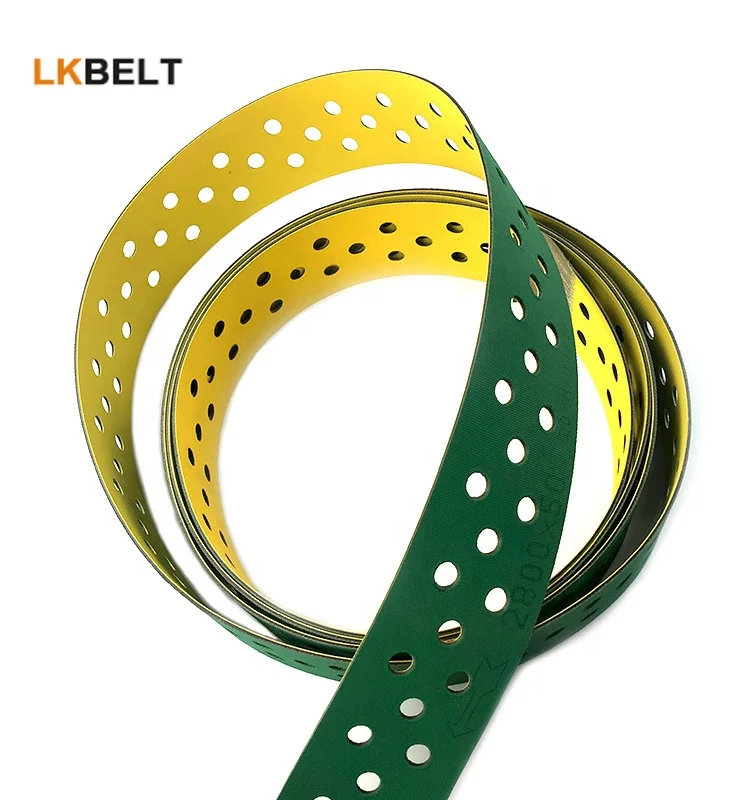 Power transmission nylon flat drive base belts punching hole for textile machine industry