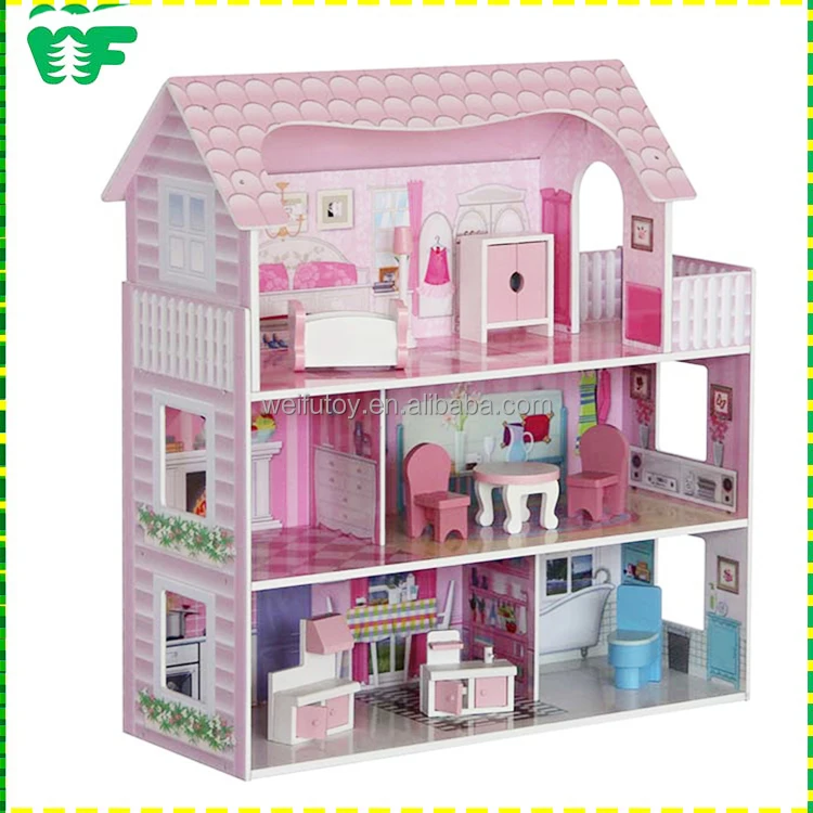 Лучшие продажи Новая мода Счастливая семья смешно дешевые детские Деревянный Кукольный