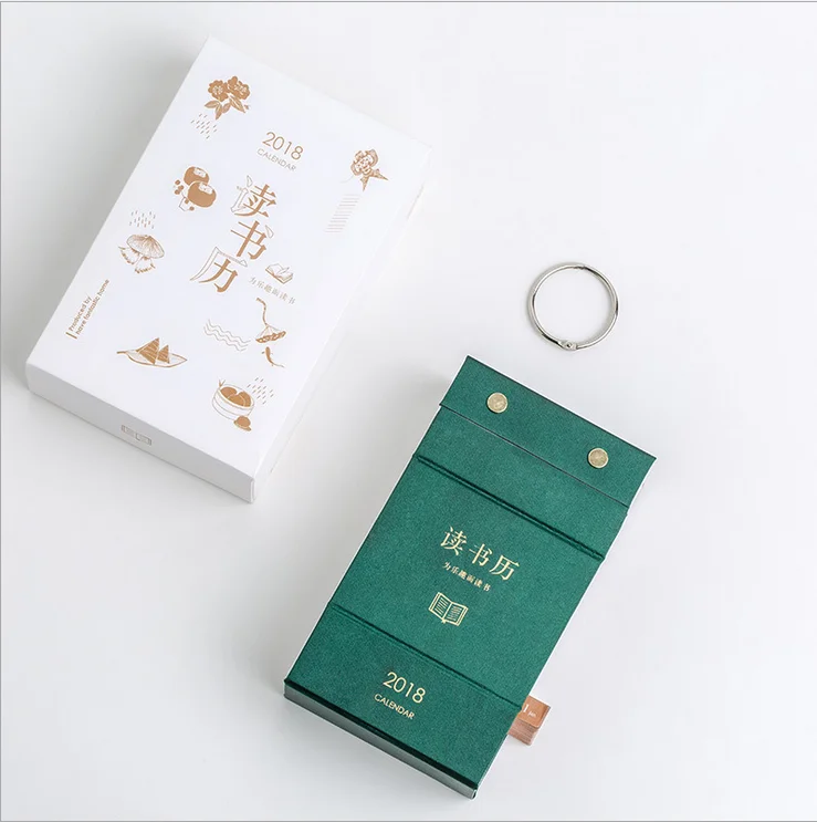 customized 365 day daily planner tear-off table desktop calendar for 2021