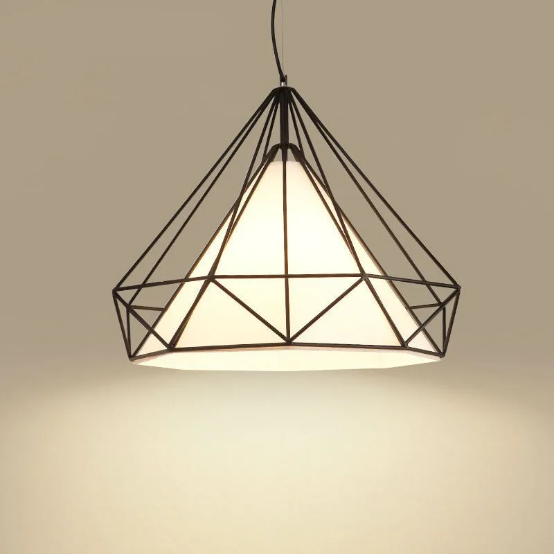 
Iron Material Bird Cage Hanging Pendant Light for Dining Room 