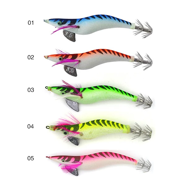 10pcs/pack 3.5# squid jig fishing lure  squid jig