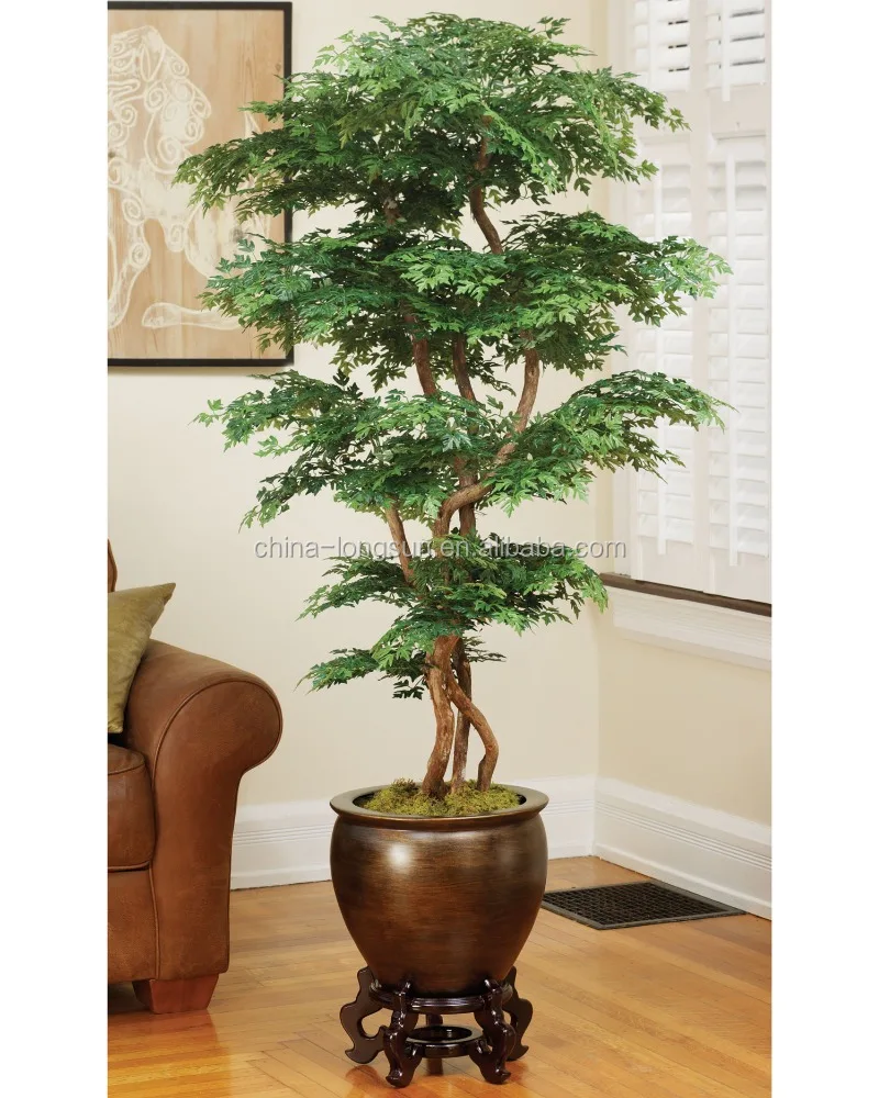 LSD-20160308707 Indoor ornamental plants home decoration maple bonsai China wholesale artificial bonsai tree