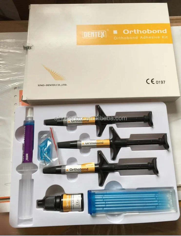  Dentex Orthobond прямая коррекция света лечение нано-Гибридный ортодонтический клейкий комплект композитный Стоматологический