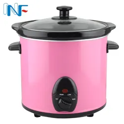 Hot Sale Electric Slow cooker 3.0QT Clay Pot Automatic Slow Cooker With Glass Lid