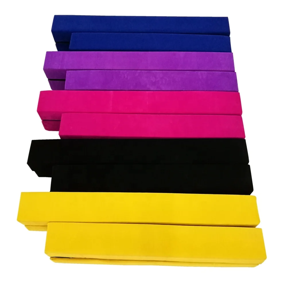
7FT / 8FT Folding Wood Core Faux Suede Cover Kids Gymnastics Skill Training Balance Beam 