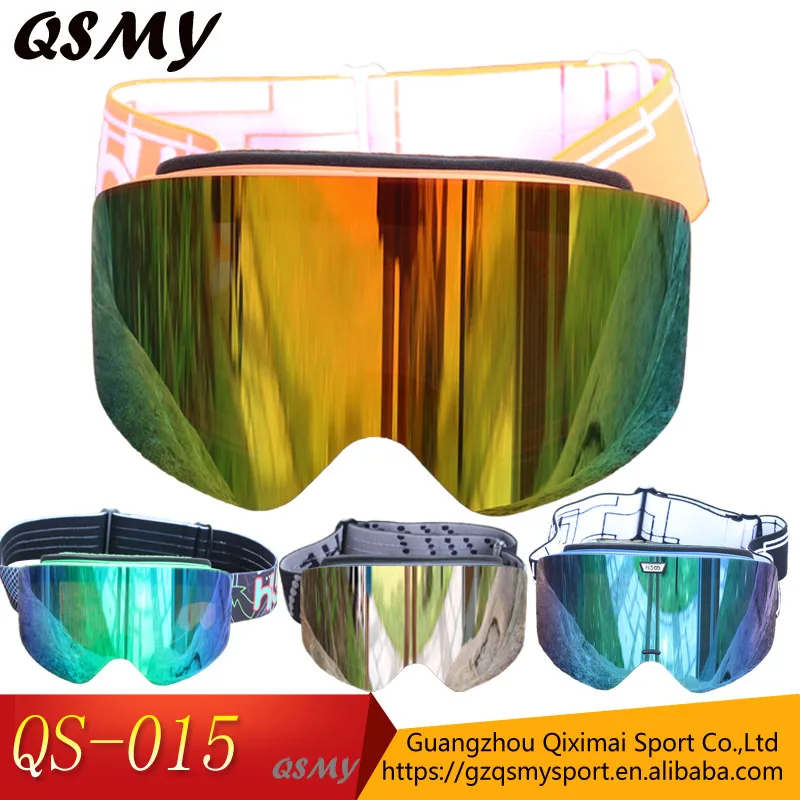 Frameless UV400 Anti-fog Skate goggles Skiing Glasses Winter Sports Goggles