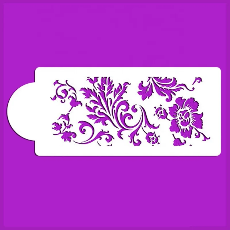 Custom Pattern Designs High Quality Plastic Flower Style Painting Lace Drawing Art Stencil Set