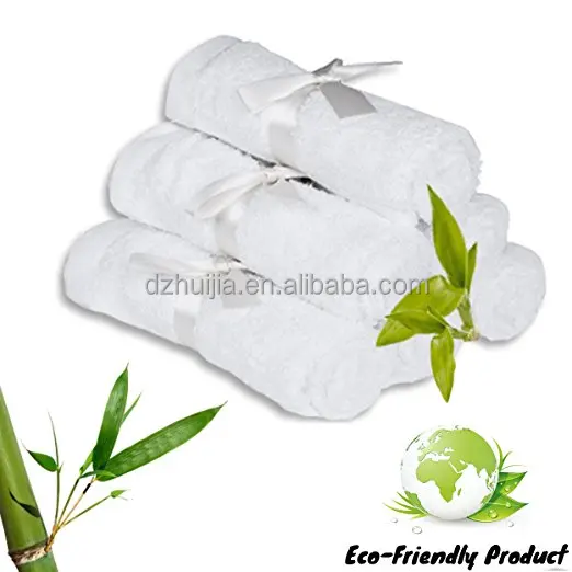 Оптовая продажа, индивидуальное обычное детское полотенце из бамбука, полотенце для лица для детей