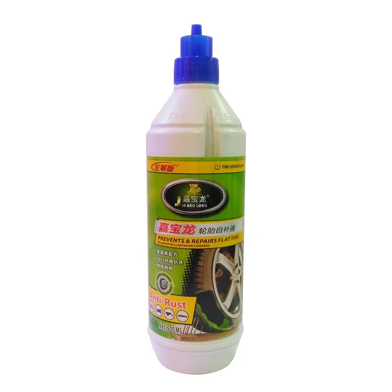 Green color liquid tire sealant high performance tire repair liquid 500ml