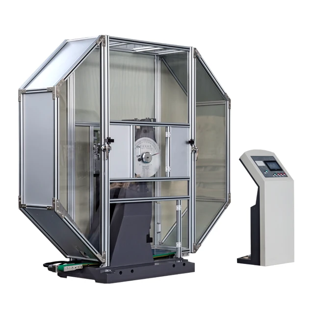 Metal material Charpy notched impact test 150J to 300J U type impact testing machine