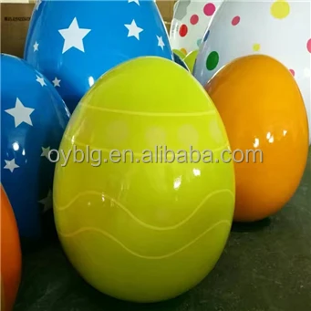 colorful decorative egg FRP Ester Eggs Fiberglass Color Eggs