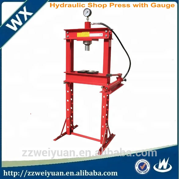 High Quantity Cheap Price Hydraulic Shop Press with Gauge , Hydraulic Air Workshop Press