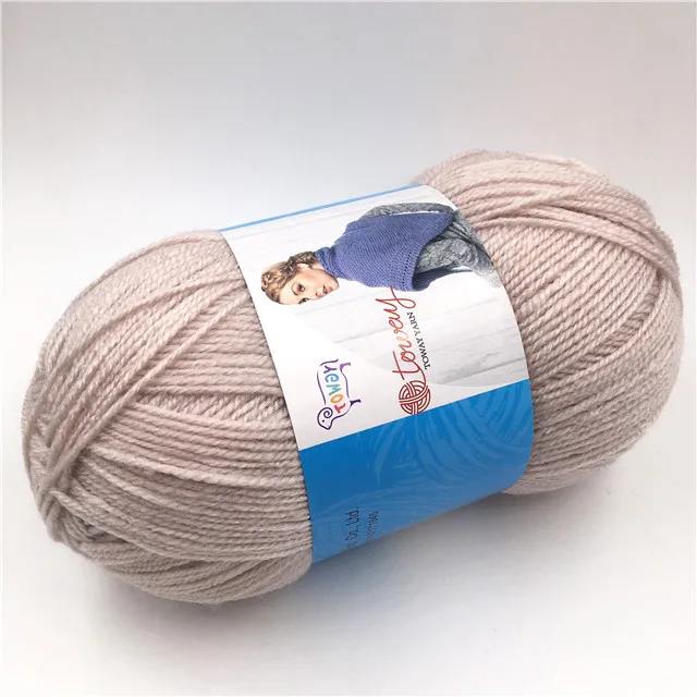 
cheap 100g ball big 100% acrylic yarn for hand knitting and crochet 